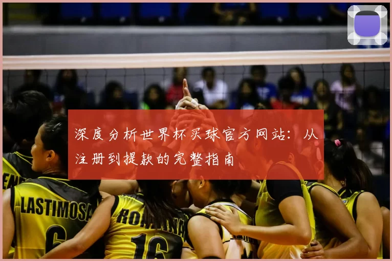 深度分析世界杯买球官方网站:从注册到提款的完整指南
