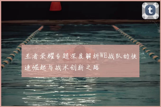 王者荣耀专题深度解析WE战队的快速崛起与战术创新之路