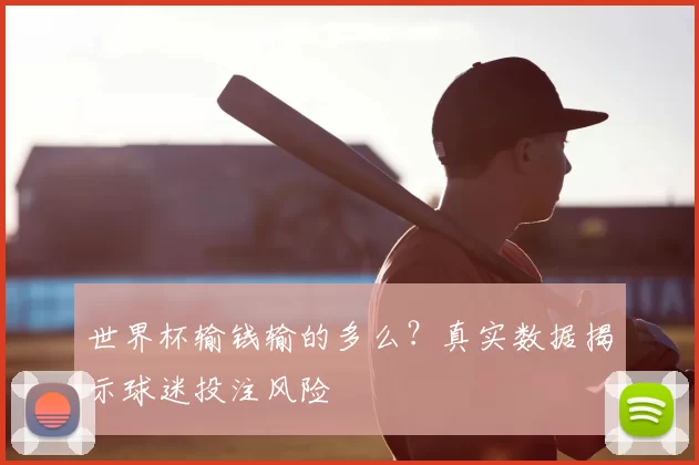 世界杯输钱输的多么?真实数据揭示球迷投注风险